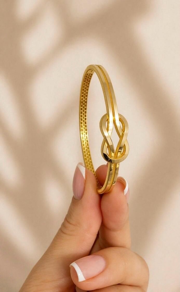8 Ayar Aşk Düğümü Kelepçe